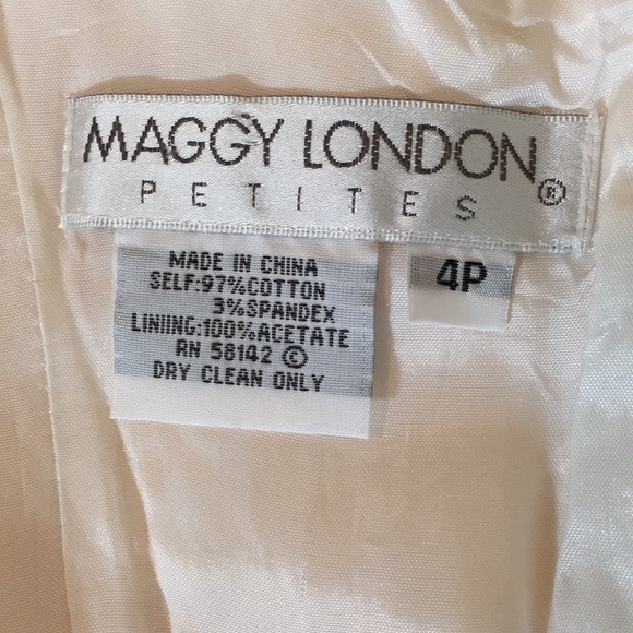 Maggy London yellow Floral flare dress - Picture 5 of 5